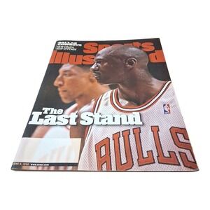Rare Michael Jordan Sports Illustrated The Last Stand June 8 1998 No Label NM